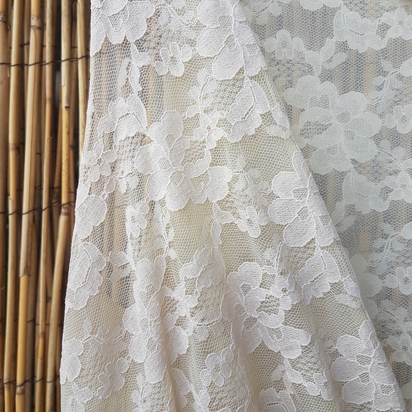 Vintage 50s/60s floral lace nightgown by Saramae Size 10/12 - Picture 8 of 11